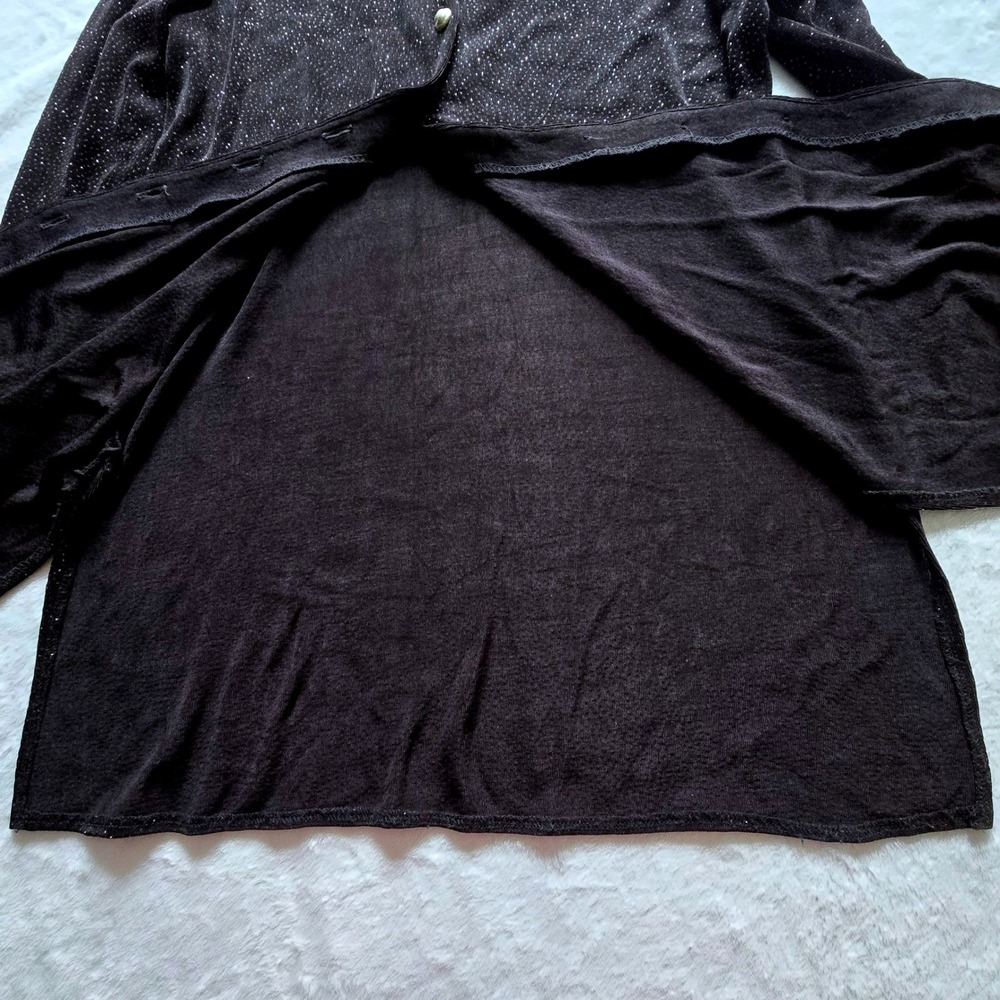 Rabbit Rabbit Rabbit Designs Black Silver Metallic Two Piece Pant Set Size 8&10 - Picture 11 of 16